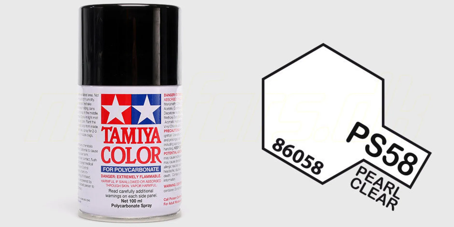 Tamiya Maling|Color PS-58 Pearl Clear