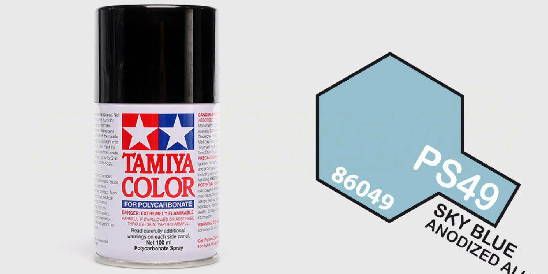Tamiya Maling|Color PS-49 Sky Blue Alumite